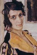Alexander Yakovlevich GOLOVIN The Spanish woman at Balcony Spain oil painting artist